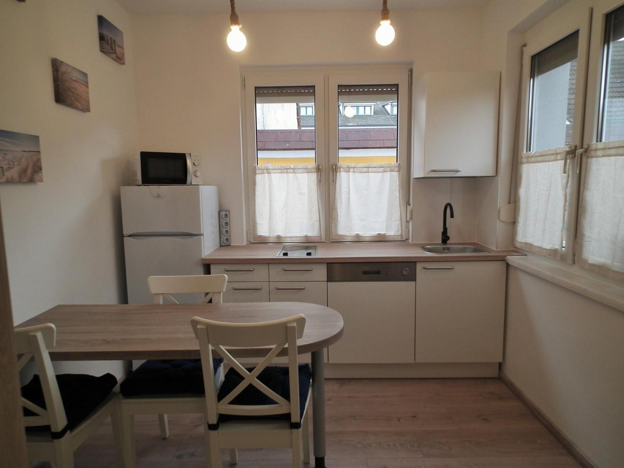 Appartement Blue Dinghi Morbisch am See Bagian luar foto